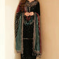 Luxury Velvet Embroidered 3-Piece Ready-to-Wear Suit