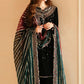 Luxury Velvet Embroidered 3-Piece Ready-to-Wear Suit