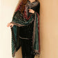 Luxury Velvet Embroidered 3-Piece Ready-to-Wear Suit