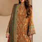 Rust Royalty: Embroidered Chiffon Suit With Net Dupatta | ready to wear