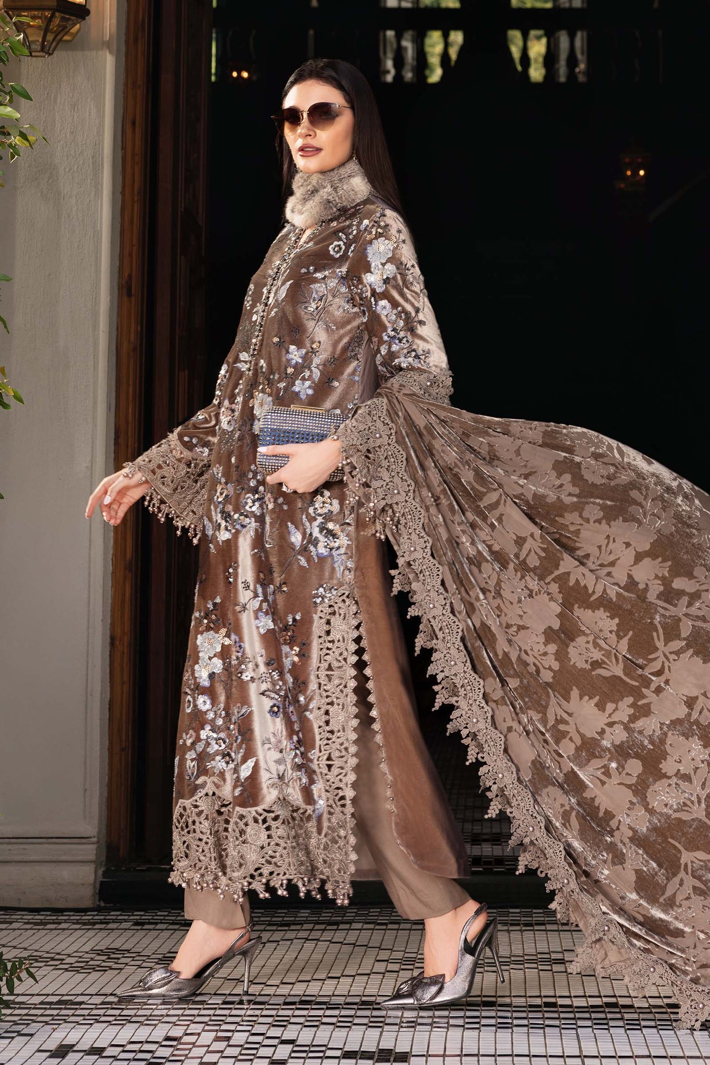 Luxury  Velvet Ready-to-Wear 3-Piece Suit
