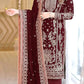 03-Piece Chffom Suit With Embroidery | Ready To Wear