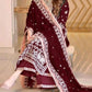 03-Piece Chffom Suit With Embroidery | Ready To Wear