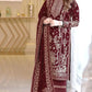 03-Piece Chffom Suit With Embroidery | Ready To Wear