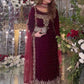 Luxury Embroidered Velvet 3-Piece Suit