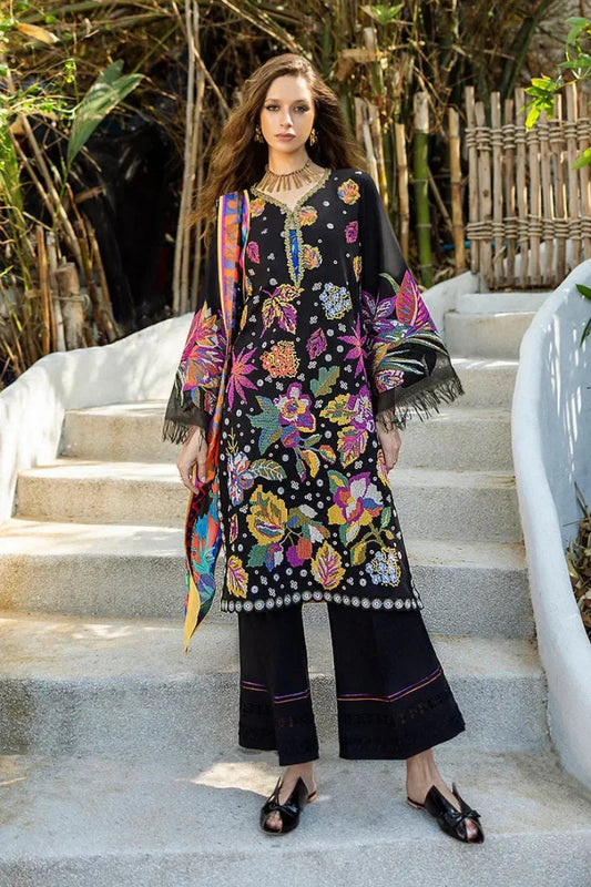 03-Piece Embroidered Lawn Suit | Ready To Wear