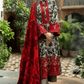 3 Piece Lawn Embroidery Suit -With Chiffon Dupatta |  Ready To Wear