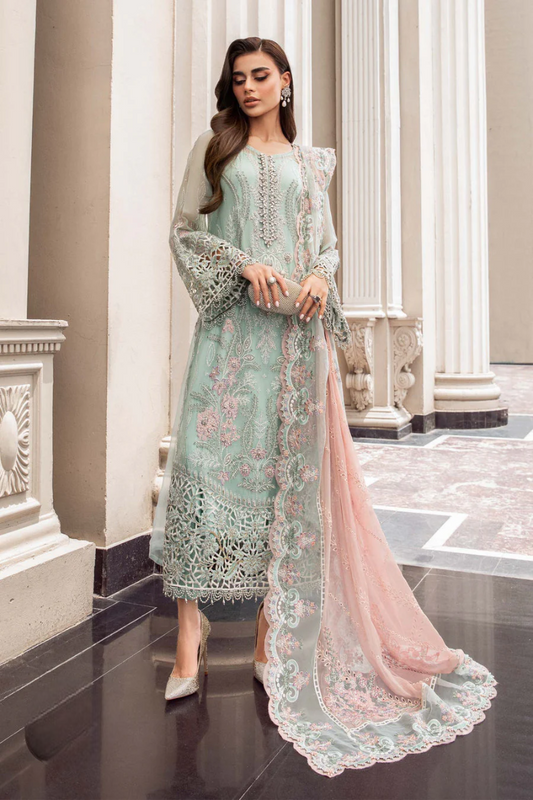 03-Piece Heavy Embroidered Chiffon Suit | Ready To Wear