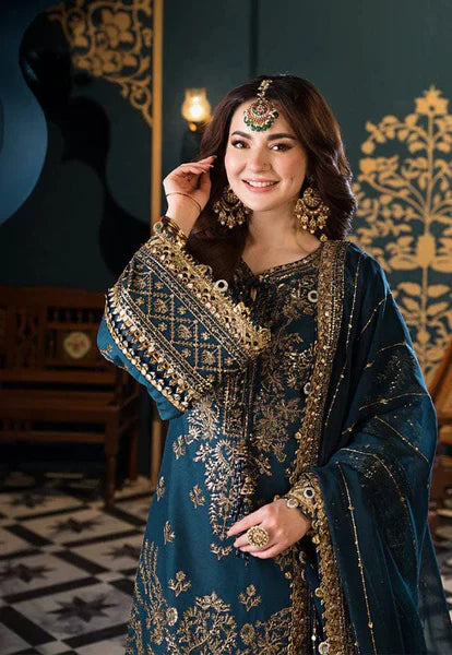03-Piece Chiffon Suit With Embroidery | Ready To Wear