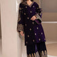 03-Piece Velvel Micron Suit With Embroidery | Ready To Wear
