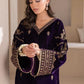 03-Piece Velvel Micron Suit With Embroidery | Ready To Wear